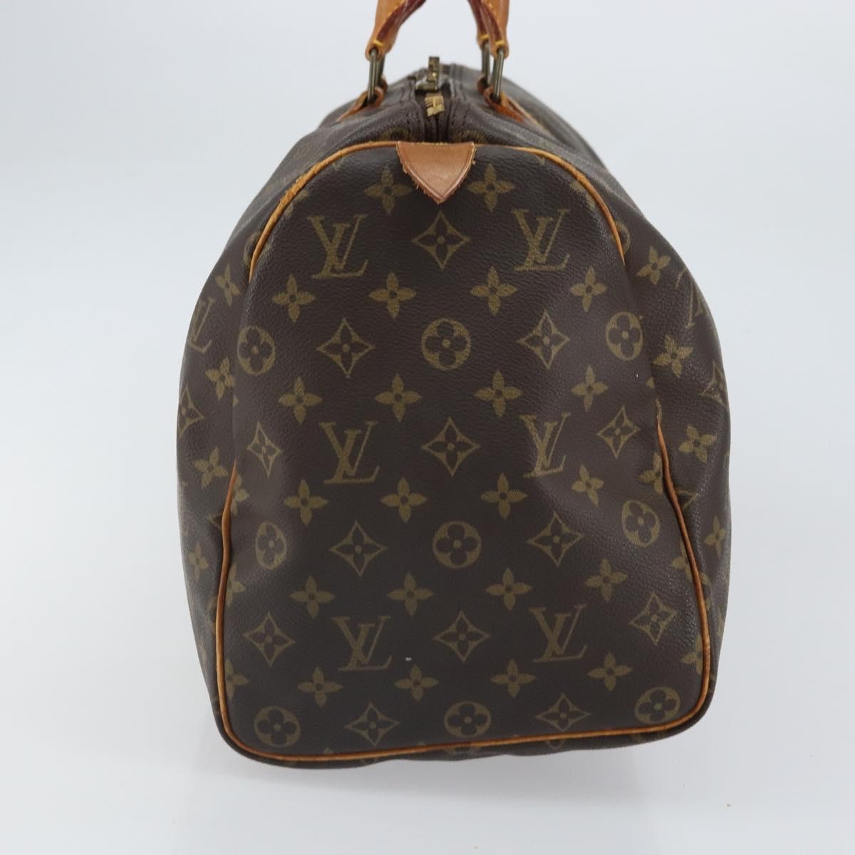 Louis Vuitton Keepall Bag Monogram Canvas Brown Canvas Travel Bag Bag (Pre-Owned)