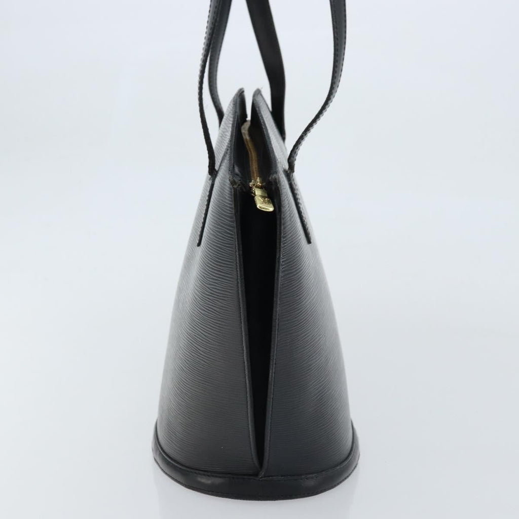 Louis Vuitton Saint Jacques Handbag Epi Leather Black Leather Shoulder Bag Bag (Pre-Owned)