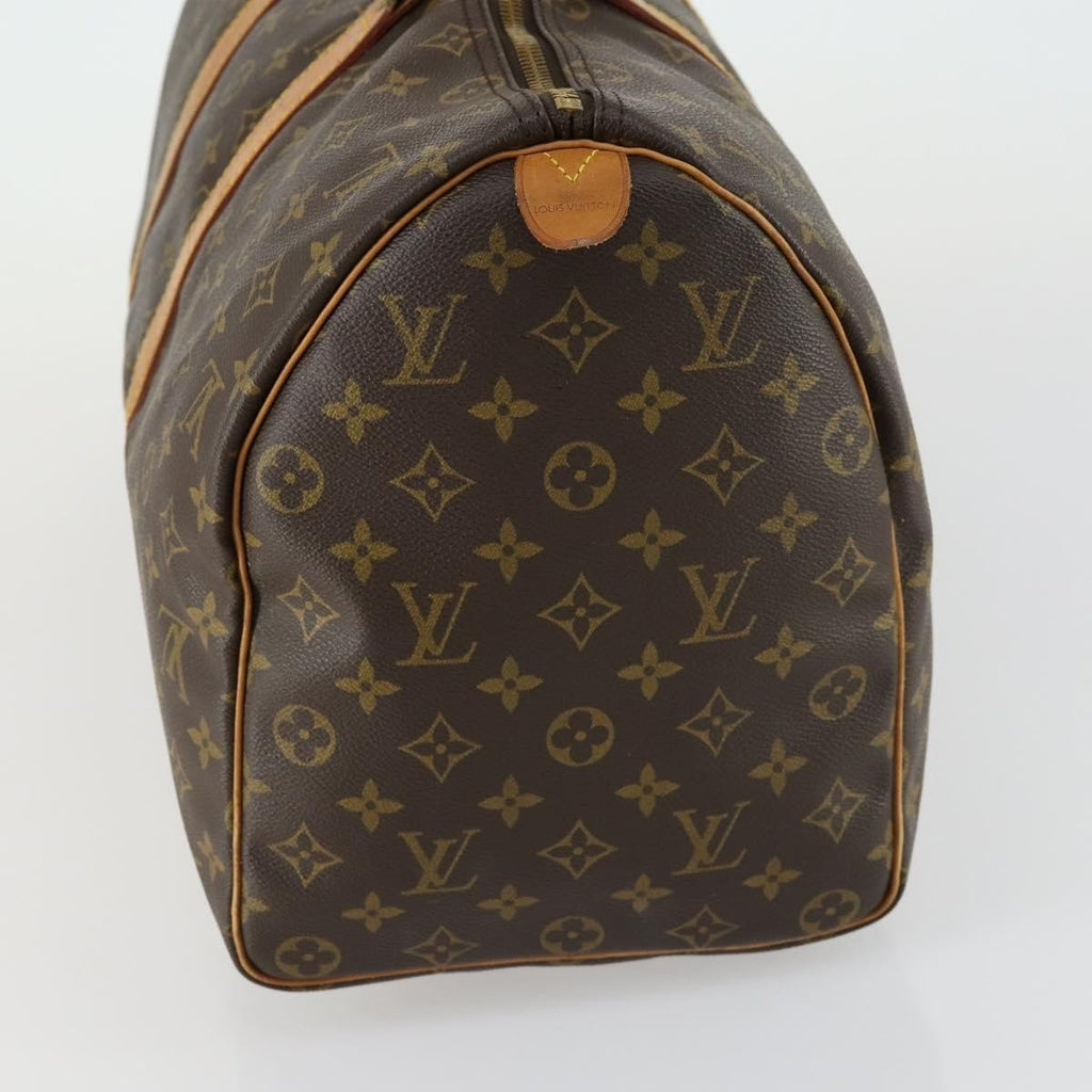 Louis Vuitton Keepall Bag Monogram Canvas Brown Canvas Travel Bag Bag (Pre-Owned)