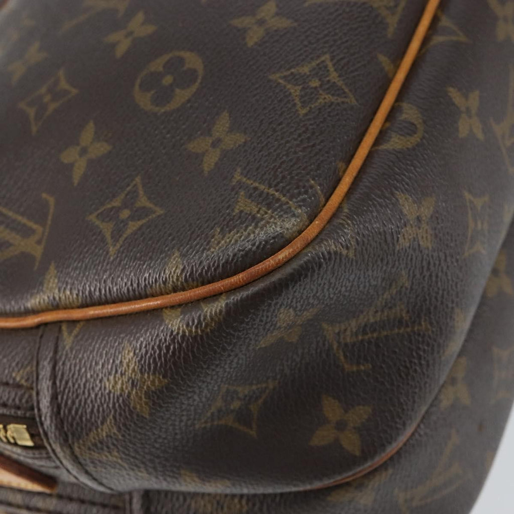 Louis Vuitton Reporter Bag Monogram Canvas Brown Canvas Shoulder Bag Bag (Pre-Owned)