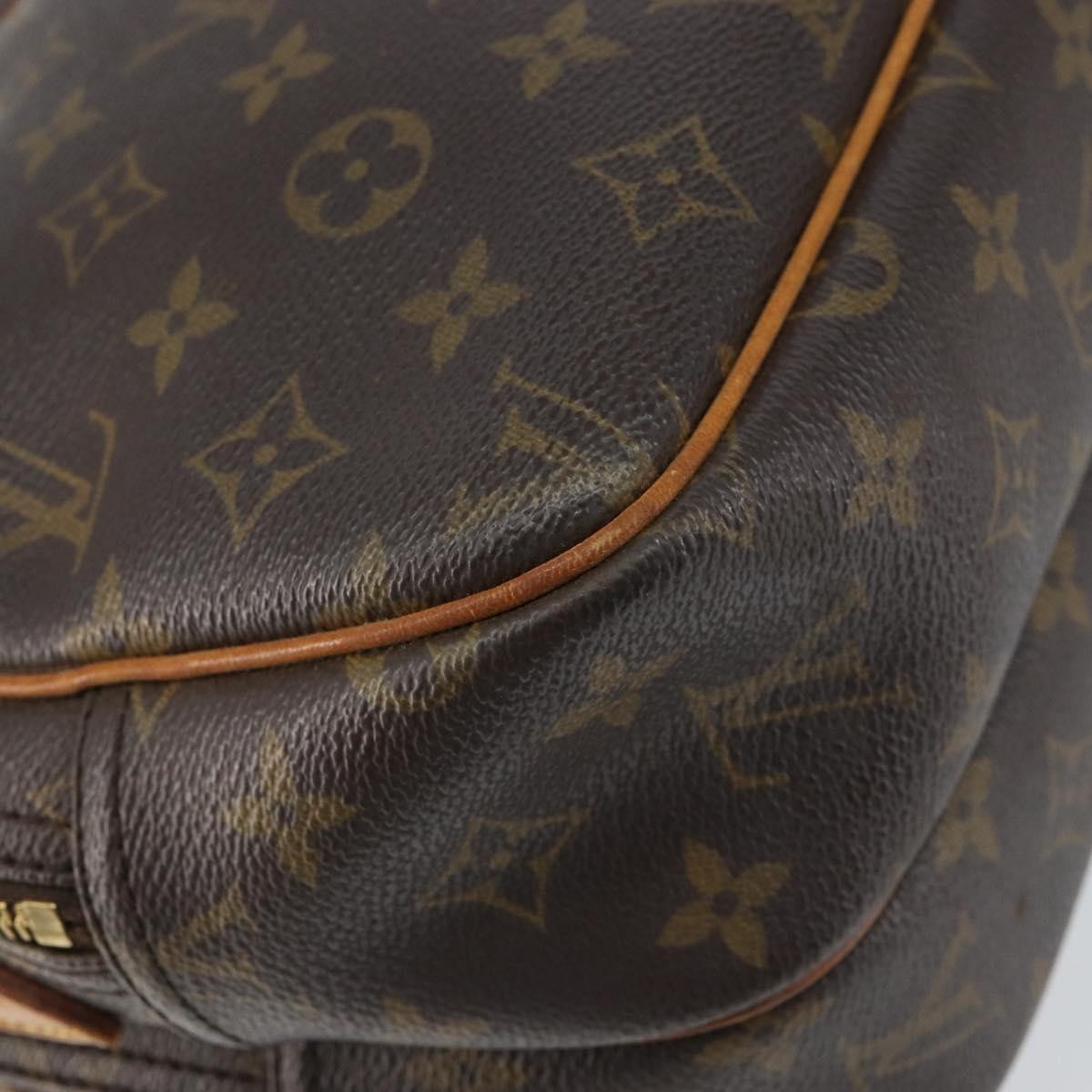 Louis Vuitton Reporter Bag Monogram Canvas Brown Canvas Shoulder Bag Bag (Pre-Owned)