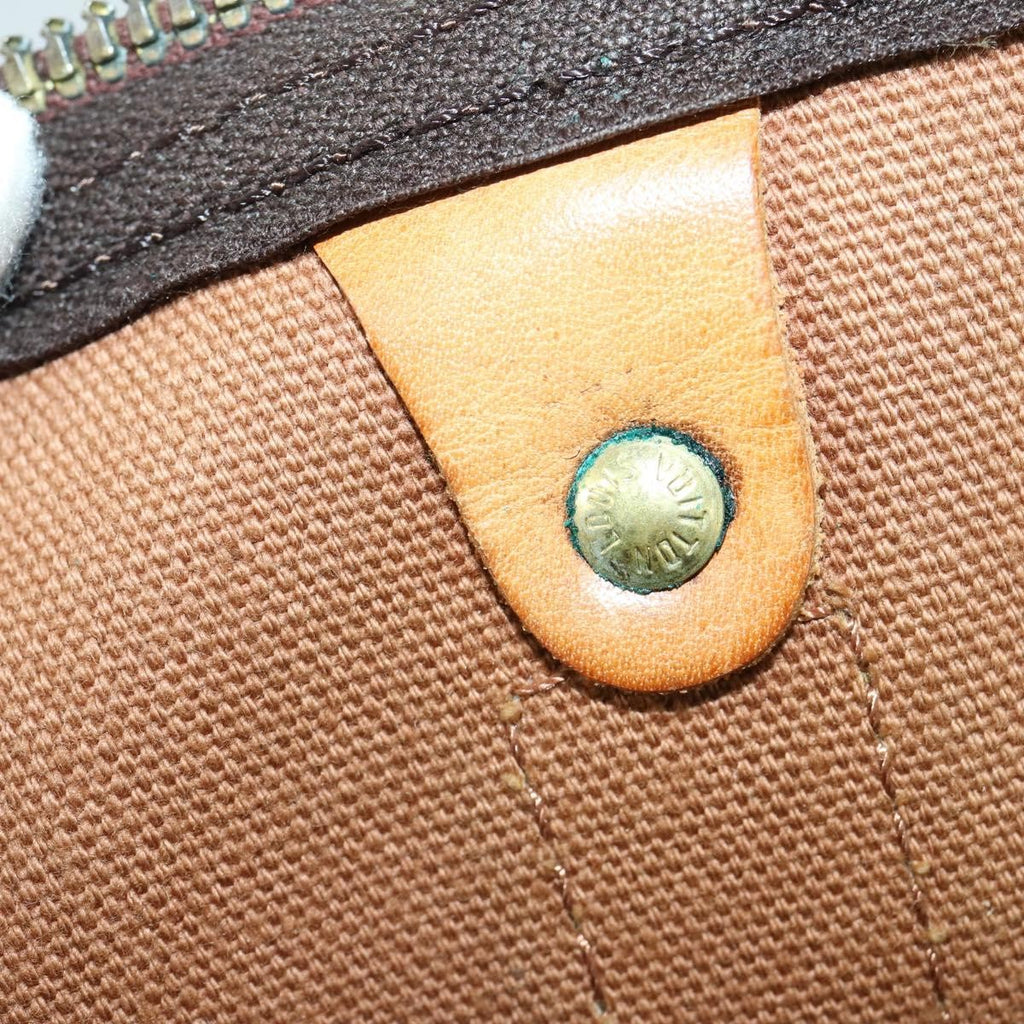 Louis Vuitton Keepall Bag Monogram Canvas Brown Canvas Travel Bag Bag (Pre-Owned)