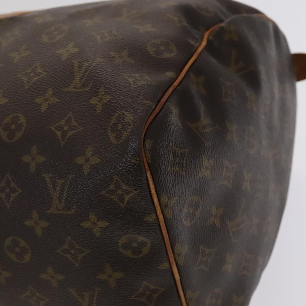 Louis Vuitton Keepall Bag Monogram Canvas Brown Canvas Travel Bag Bag (Pre-Owned)