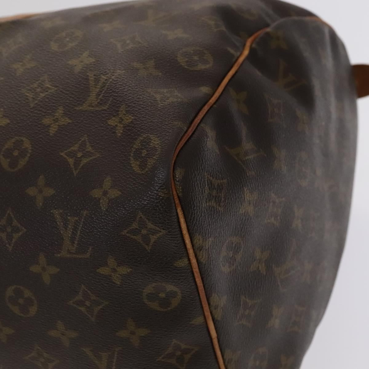 Louis Vuitton Keepall Bag Monogram Canvas Brown Canvas Travel Bag Bag (Pre-Owned)