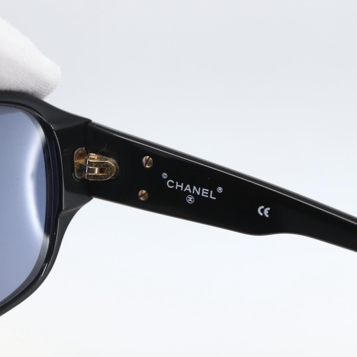 Chanel Logo Cc Sunglasses Plastic Black Plastic Sunglasse Accessory (Pre-Owned)