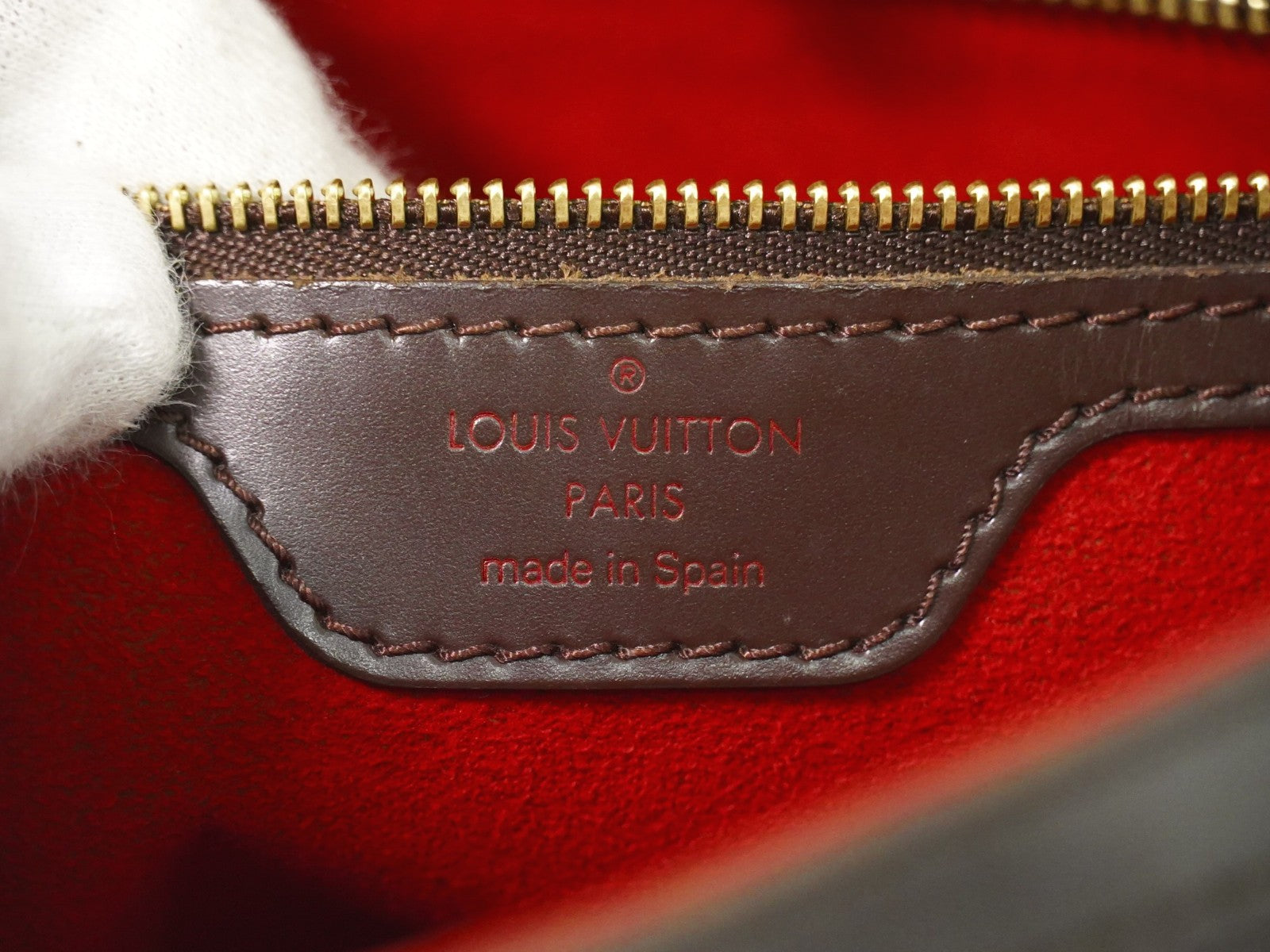 Louis Vuitton Hampstead Handbag Damier Brown Canvas Tote Bag Bag (Pre-Owned)