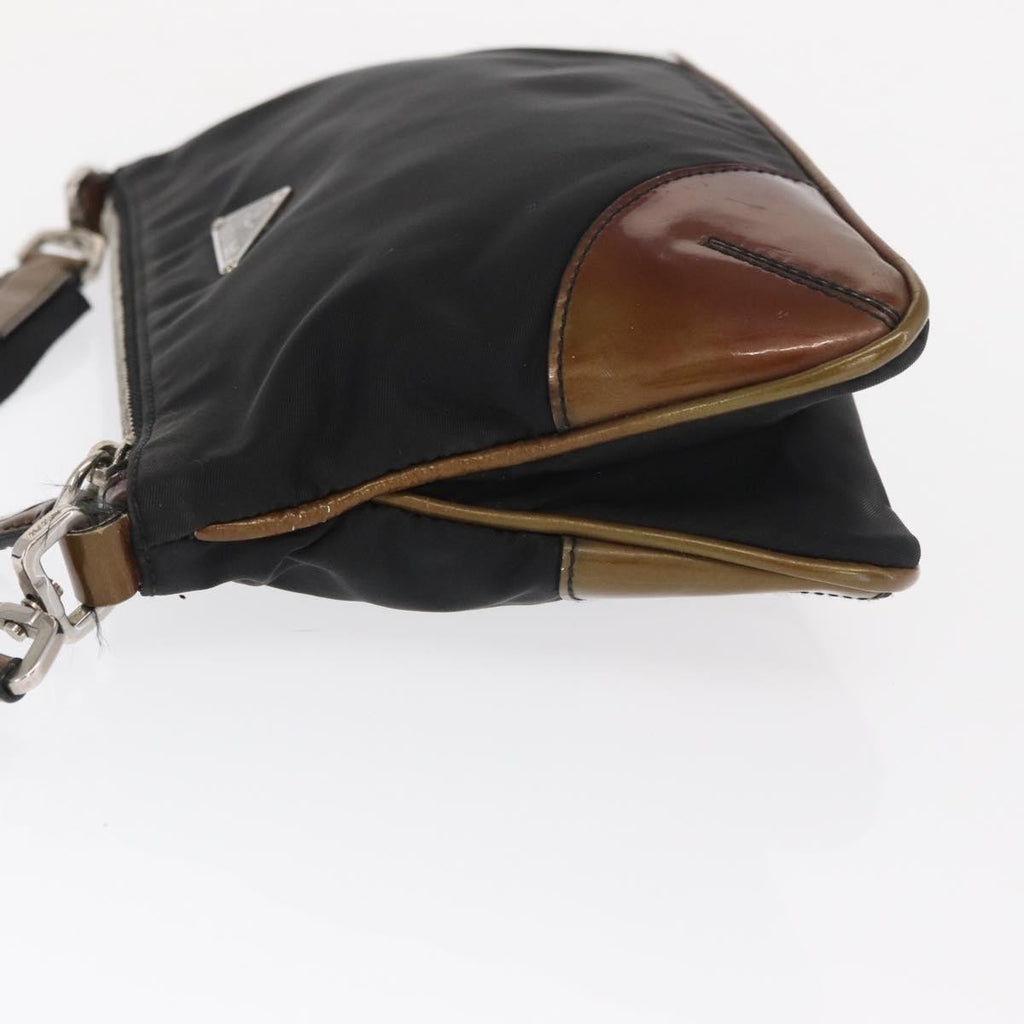 Prada Vintage Shoulder Bag Tessuto Black Nylon Shoulder Bag Bag (Pre-Owned)