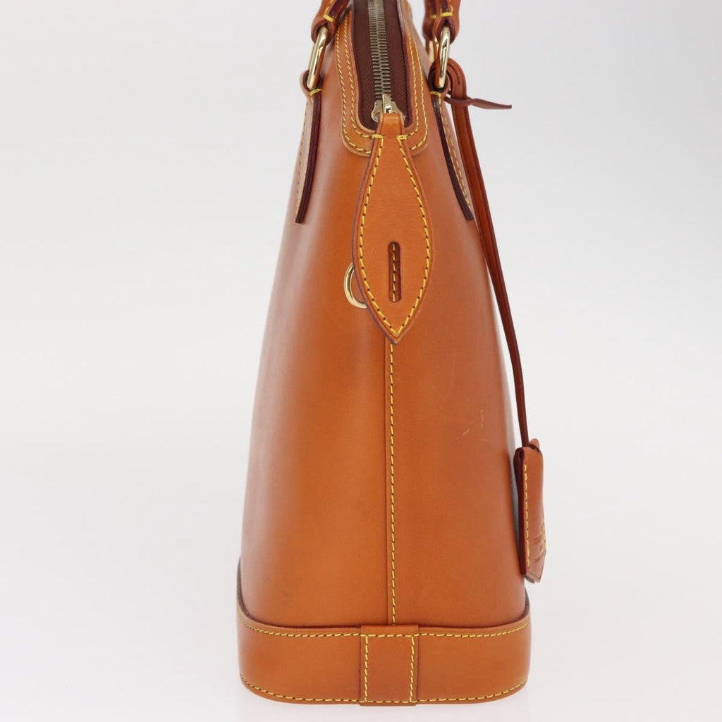 Louis Vuitton Lockit Handbag Nomade Leather Brown Leather Handbag (Pre-Owned)
