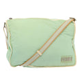 Fendi Vintage Ff Zip Shoulder Bag Zucchino Canvas Green Canvas Shoulder Bag Bag (Pre-Owned)