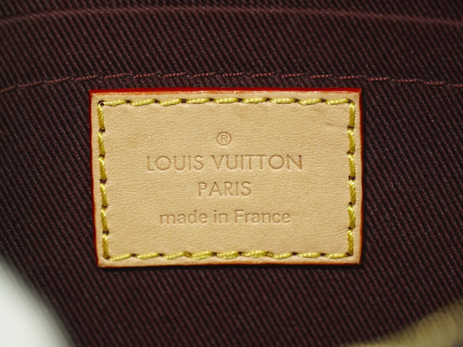 Louis Vuitton Croissant Handbag Monogram Canvas Brown Canvas Shoulder Bag Bag (Pre-Owned)