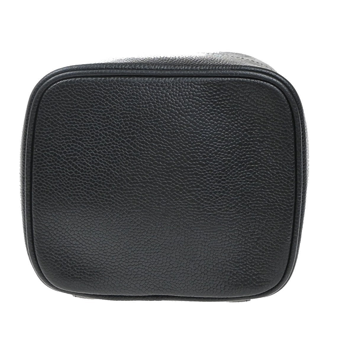 Chanel Vintage Timeless Cosmetic Case Caviar Black Leather Clutche & Pouche Bag (Pre-Owned)