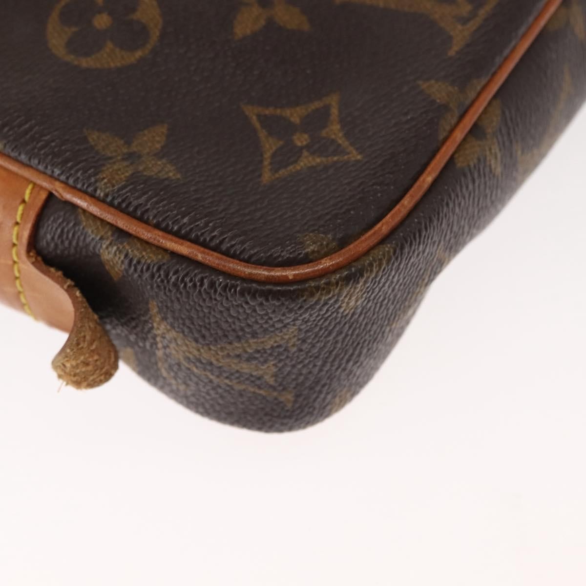 Louis Vuitton Pochette Marly Bandouliere Bag Monogram Canvas Brown Canvas Shoulder Bag Bag (Pre-Owned)
