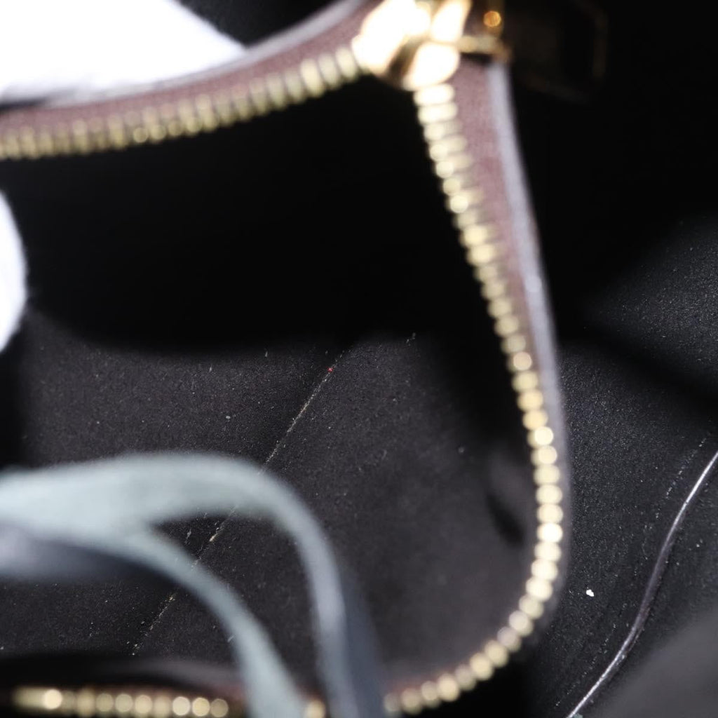 Louis Vuitton Neonoe Handbag Monogram Canvas Black Canvas Shoulder Bag Bag (Pre-Owned)