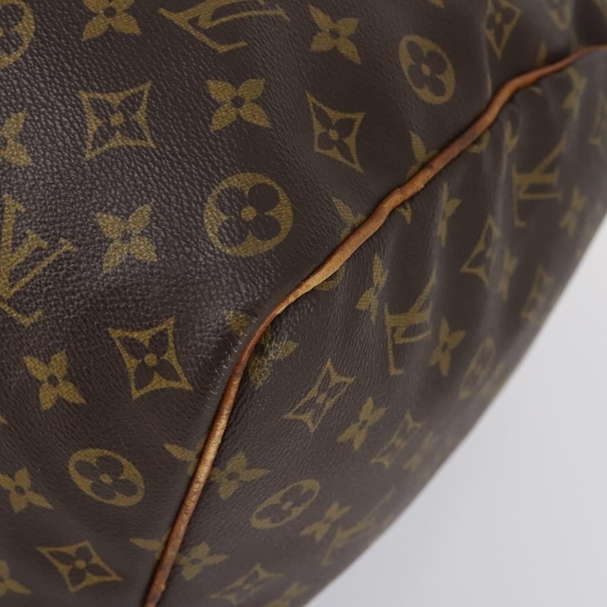 Louis Vuitton Keepall Bag Monogram Canvas Brown Canvas Travel Bag Bag (Pre-Owned)