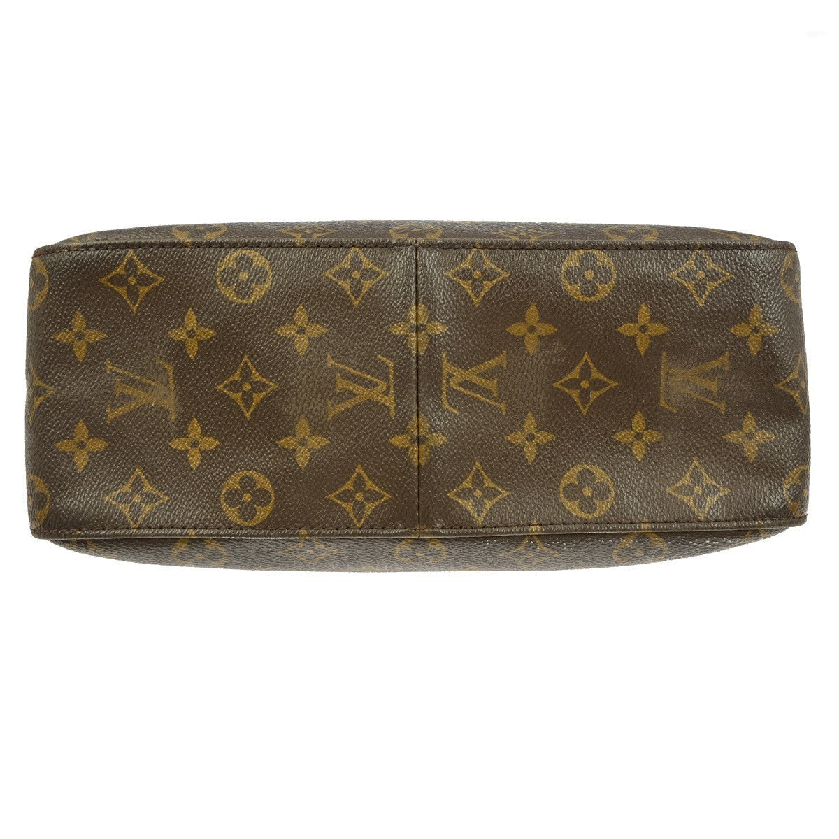 Louis Vuitton Monogram Looping Handbag Monogram Canvas Brown Canvas Shoulder Bag Bag (Pre-Owned)
