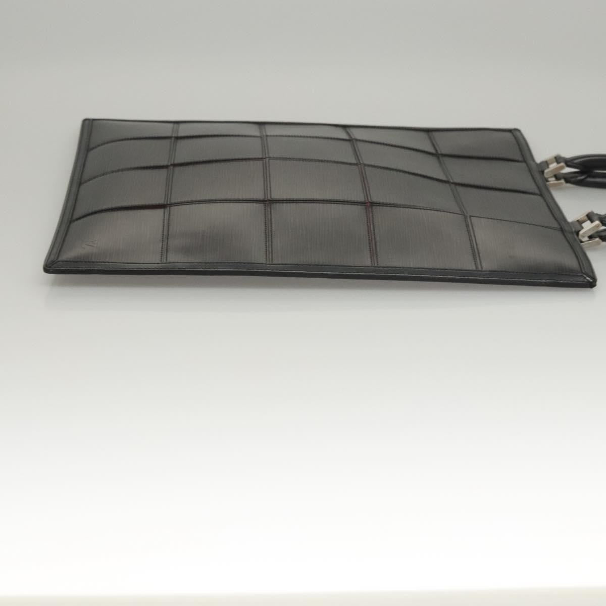 Louis Vuitton Epi Stretch Silver Fizz Handbag Epi Stretch Black Leather Handbag (Pre-Owned)