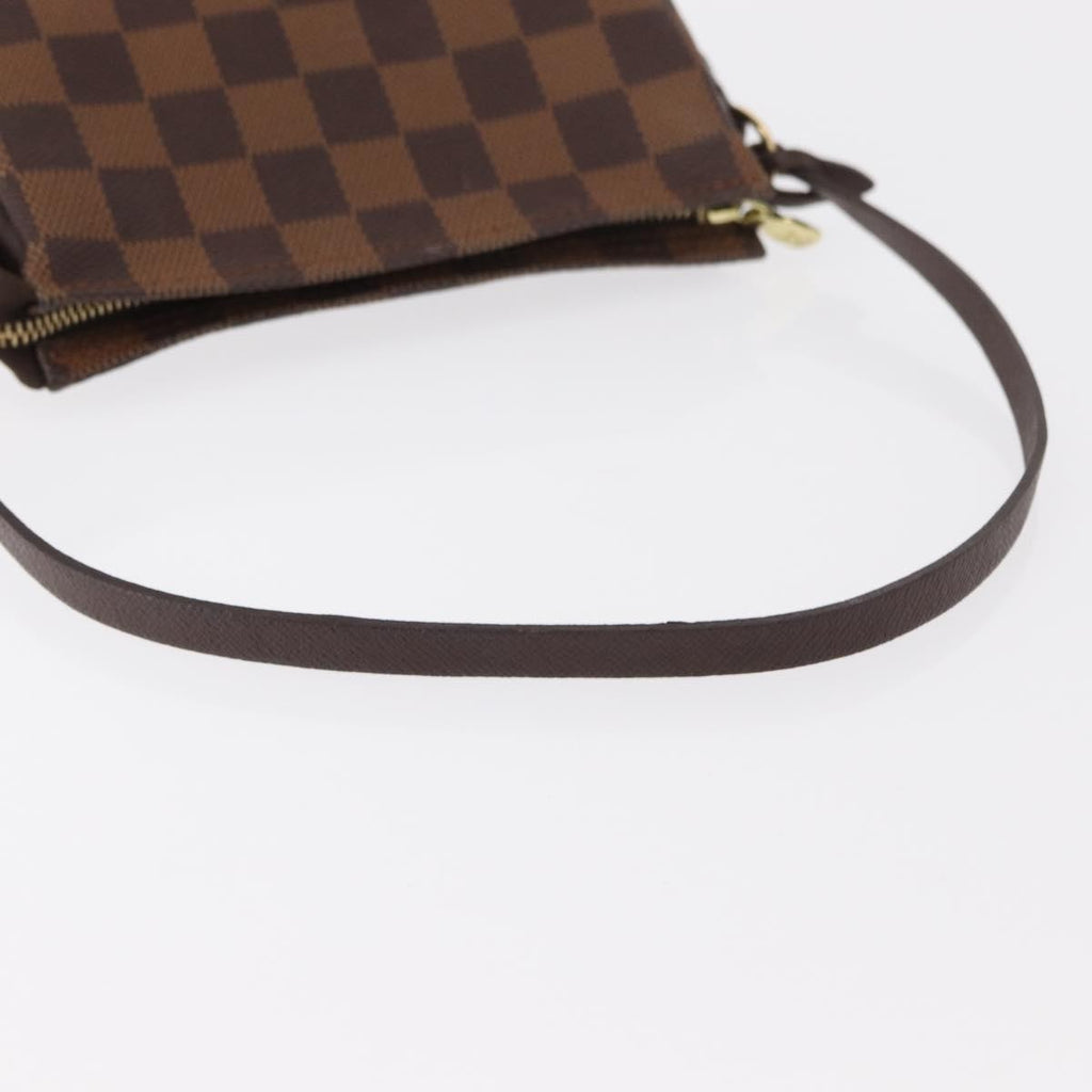 Louis Vuitton Trousse Make Up Bag Damier Canvas Brown Canvas Clutche & Pouche Bag (Pre-Owned)
