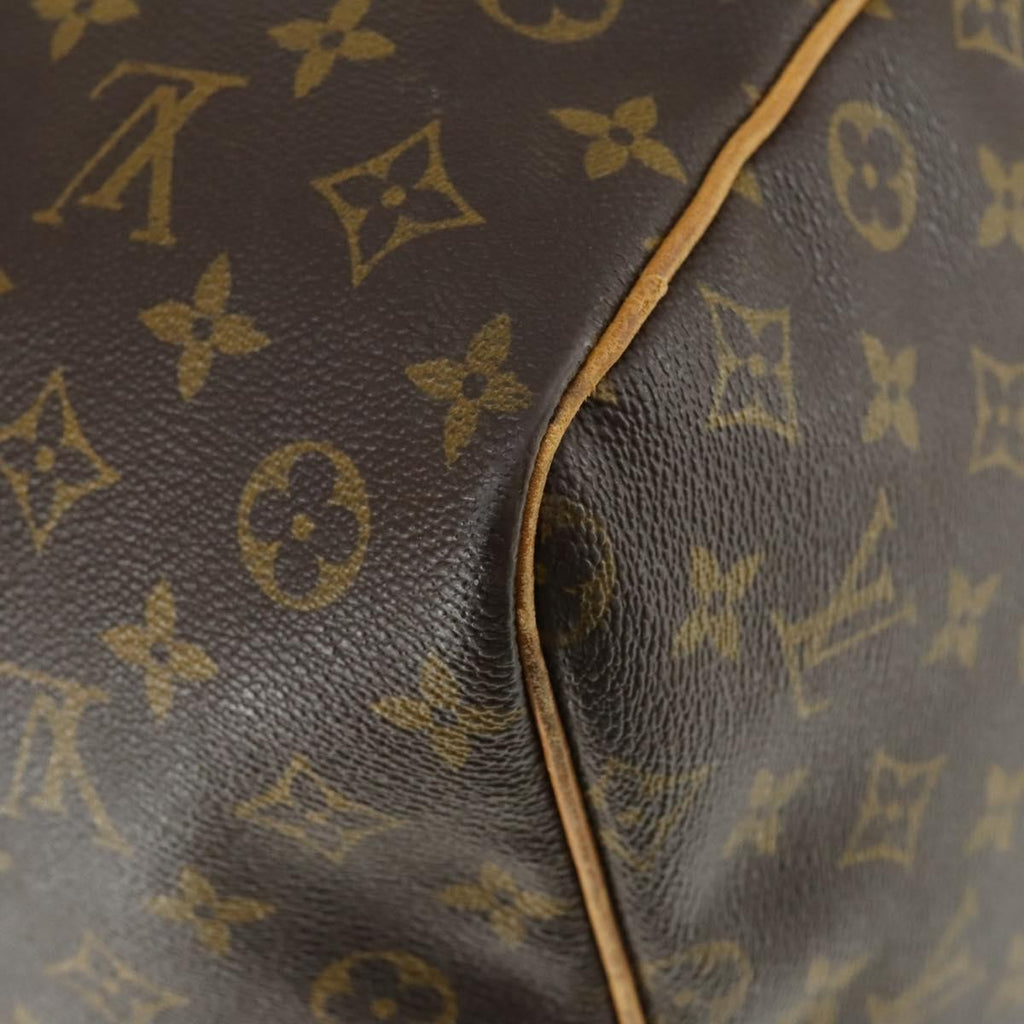 Louis Vuitton Keepall Bag Monogram Canvas Brown Canvas Travel Bag Bag (Pre-Owned)