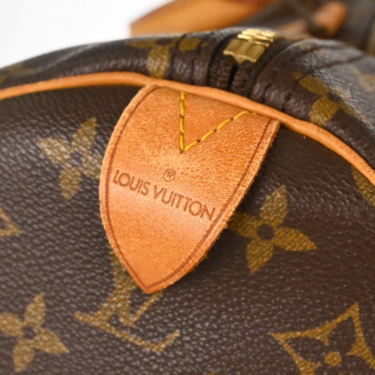 Louis Vuitton Keepall Bag Monogram Canvas Brown Canvas Travel Bag Bag (Pre-Owned)