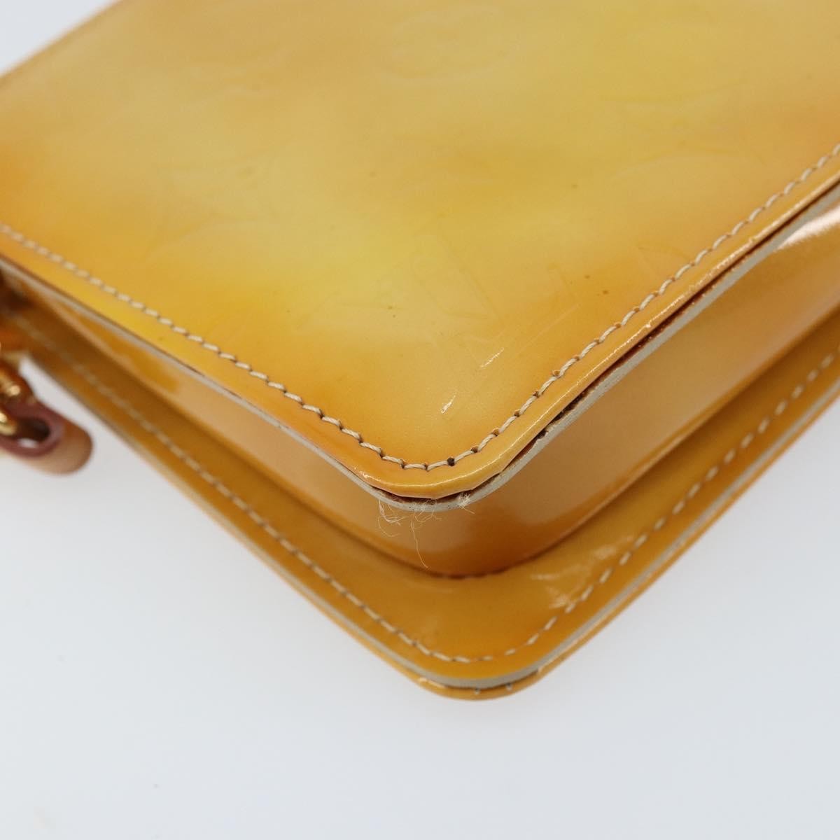 Louis Vuitton Lexington Pochette Patent Leather Beige Patent_Leather Clutche & Pouche Bag (Pre-Owned)