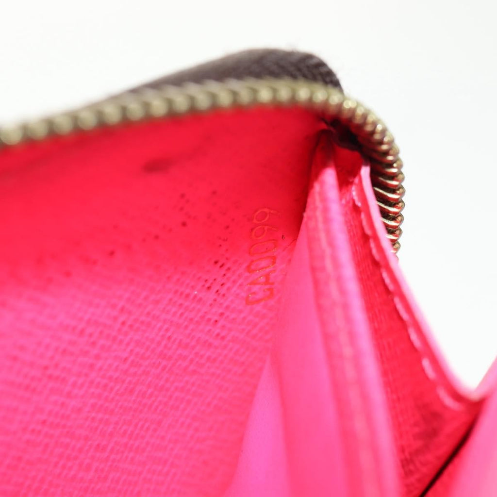 Louis Vuitton Zippy Wallet Canvas Pink Canvas Wallets Accessory (Pre-Owned)
