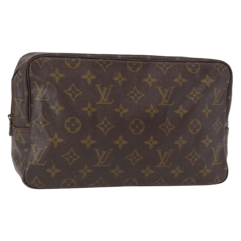 Louis Vuitton Trousse Toiletry Pouch Monogram Canvas Brown Canvas Toiletry Case Accessory (Pre-Owned)