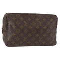 Louis Vuitton Trousse Toiletry Pouch Monogram Canvas Brown Canvas Toiletry Case Accessory (Pre-Owned)