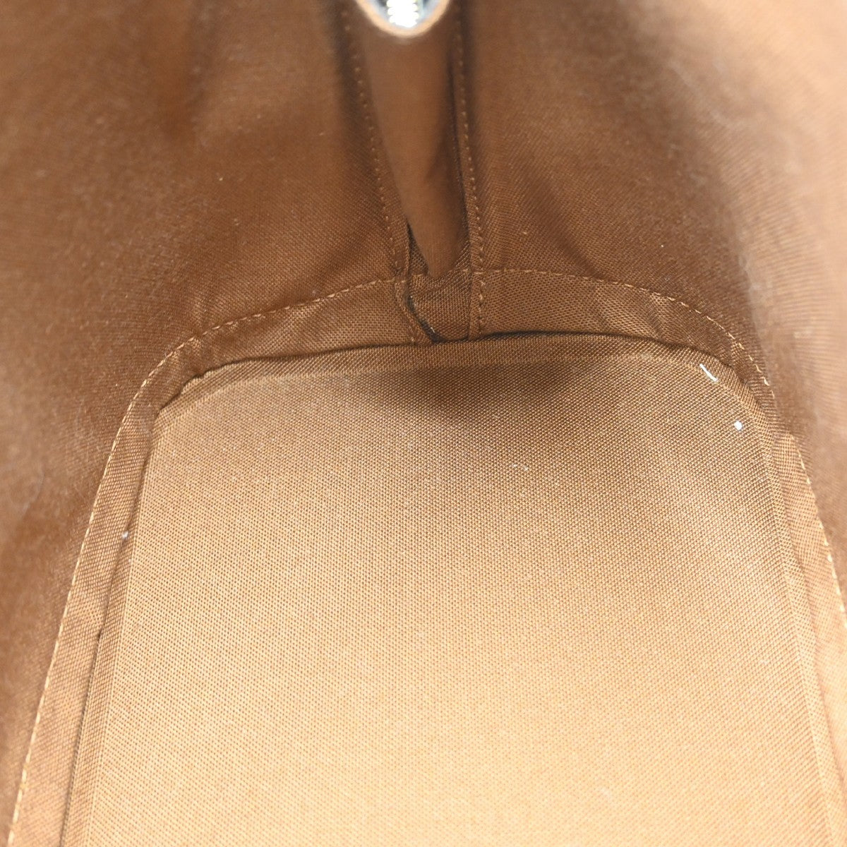 Louis Vuitton Alma Handbag Monogram Canvas Brown Canvas Handbag (Pre-Owned)