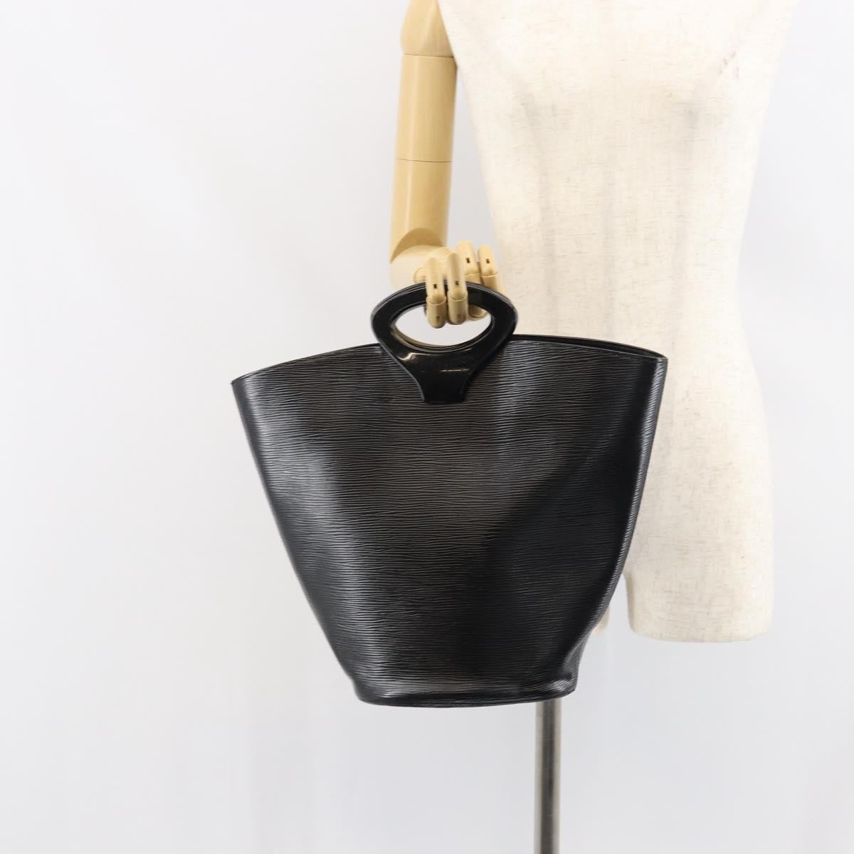 Louis Vuitton Noctambule Handbag Epi Leather Black Leather Handbag (Pre-Owned)