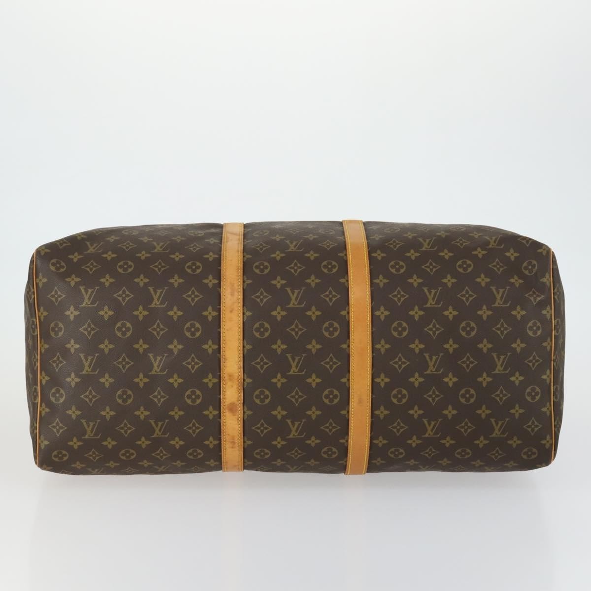 Louis Vuitton Keepall Bag Monogram Canvas Brown Canvas Travel Bag Bag (Pre-Owned)
