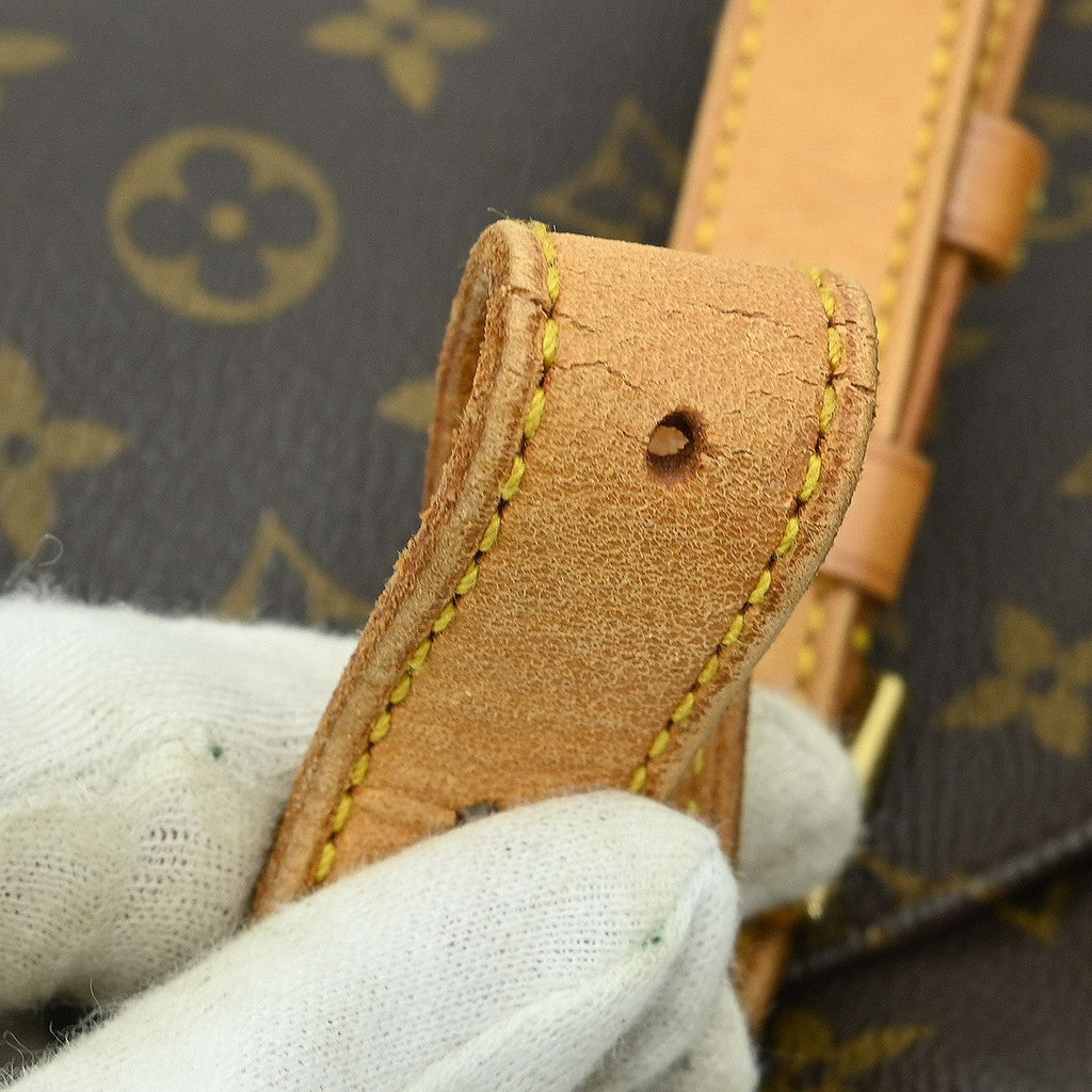 Louis Vuitton Musette Salsa Handbag Monogram Canvas Brown Canvas Shoulder Bag Bag (Pre-Owned)