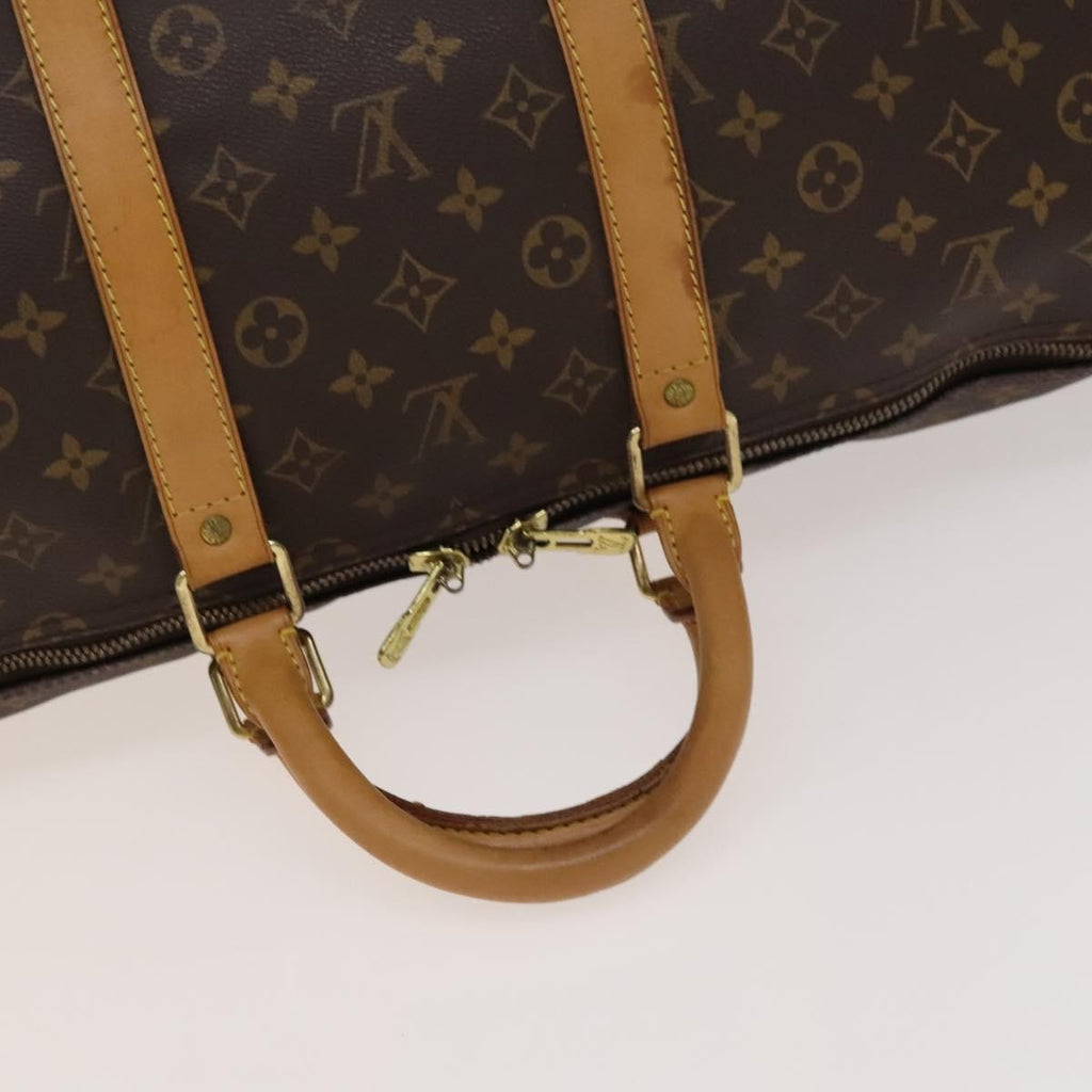 Louis Vuitton Keepall Bag Monogram Canvas Brown Canvas Travel Bag Bag (Pre-Owned)