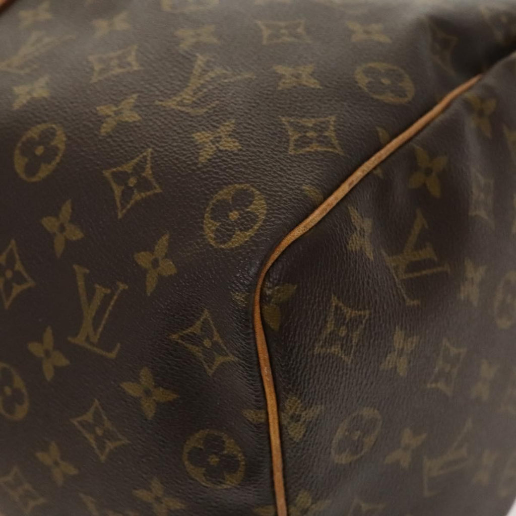 Louis Vuitton Keepall Bag Monogram Canvas Brown Canvas Travel Bag Bag (Pre-Owned)