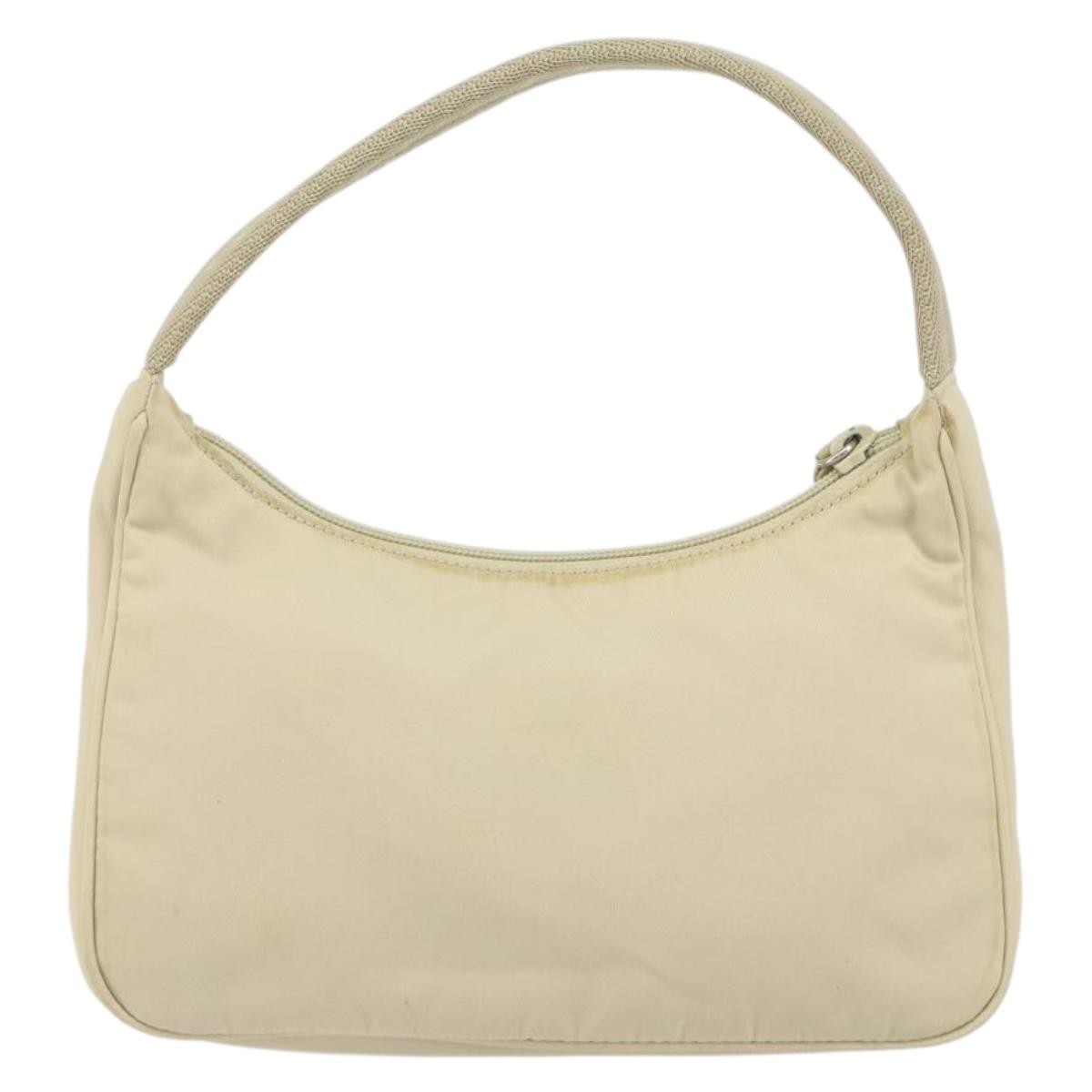 Prada Re-Edition 2000 Hobo Tessuto Silver Nylon Handbag (Pre-Owned)