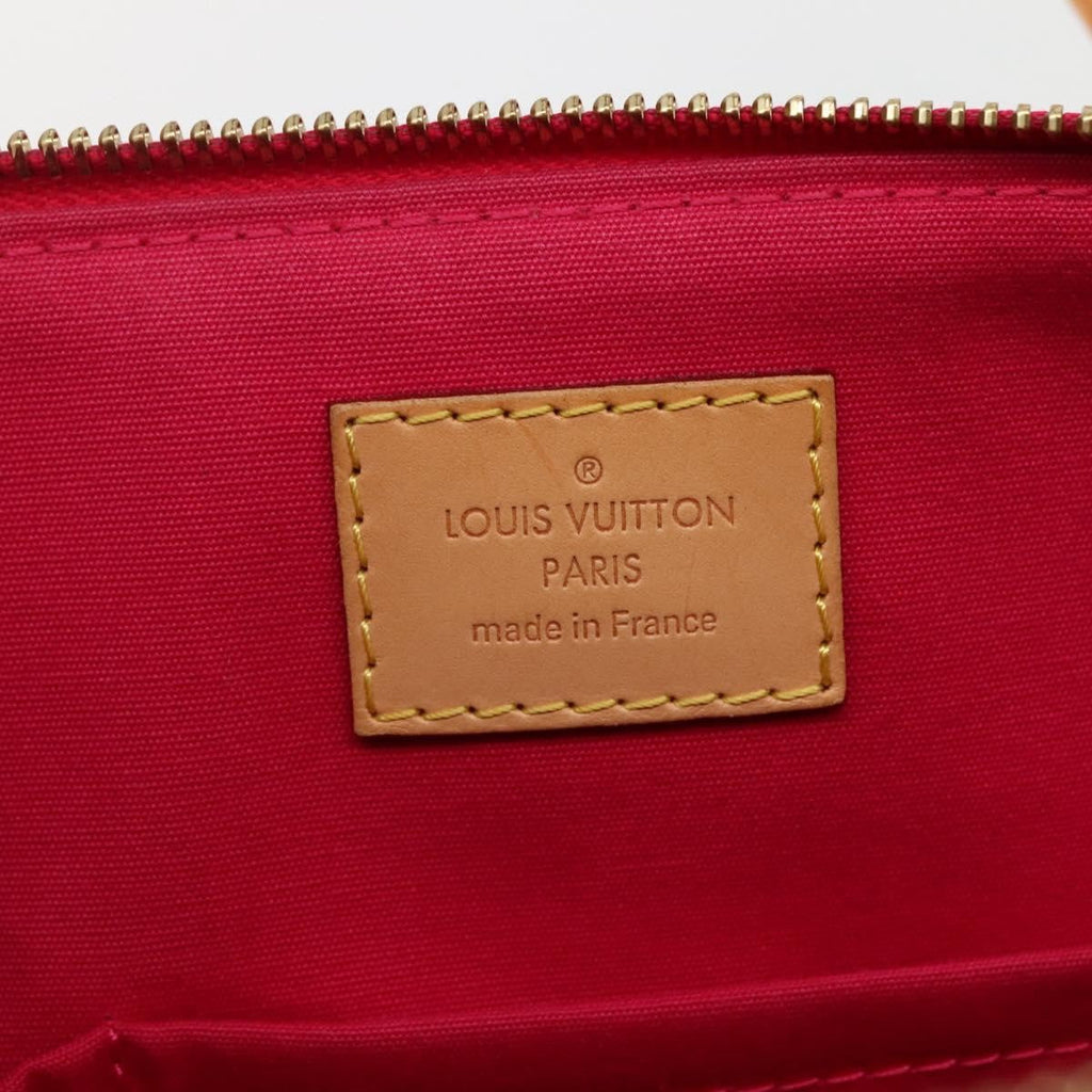 Louis Vuitton Bellevue Handbag Monogram Vernis Pink Patent_Leather Tote Bag Bag (Pre-Owned)