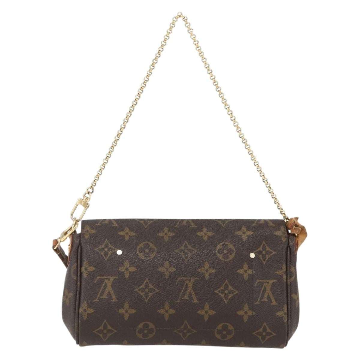 Louis Vuitton Favorite Handbag Monogram Canvas Brown Canvas Shoulder Bag Bag (Pre-Owned)