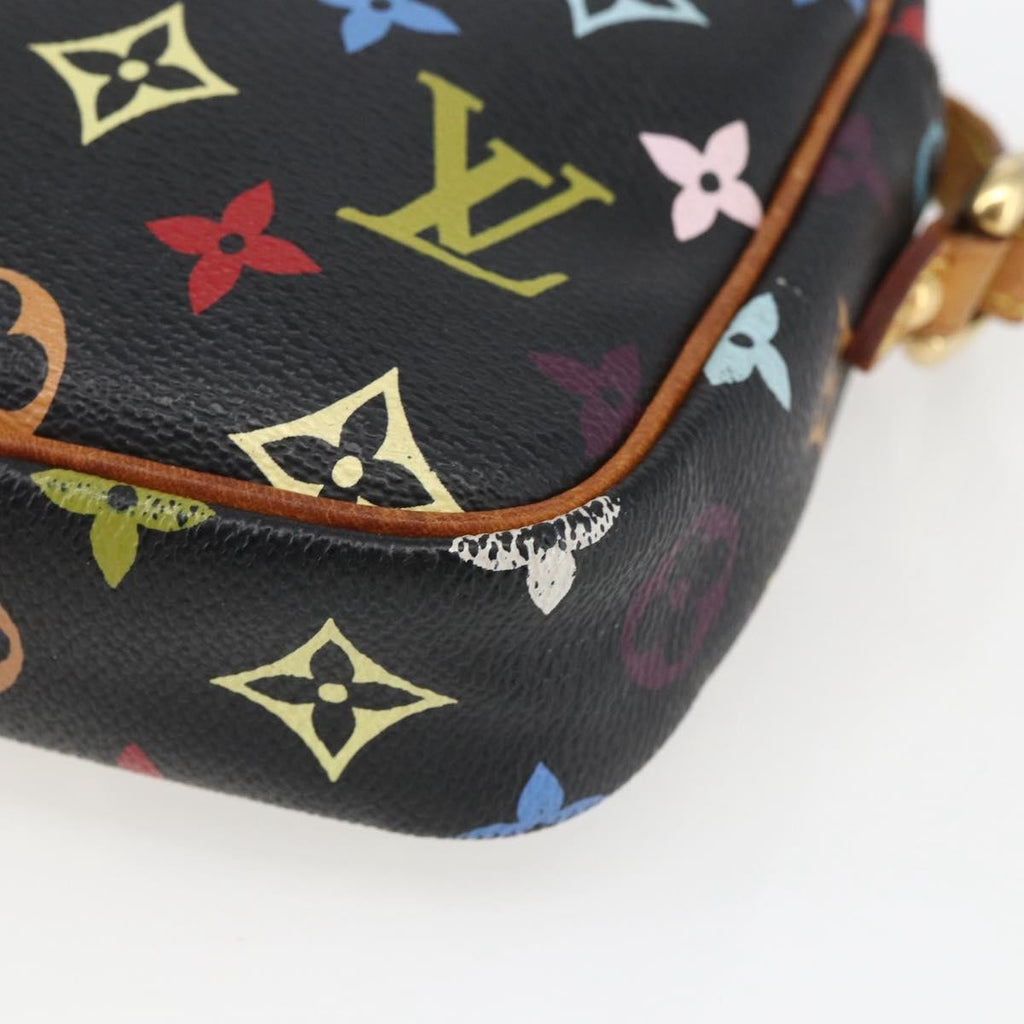 Louis Vuitton Rift Handbag Monogram Multicolor Black Canvas Shoulder Bag Bag (Pre-Owned)
