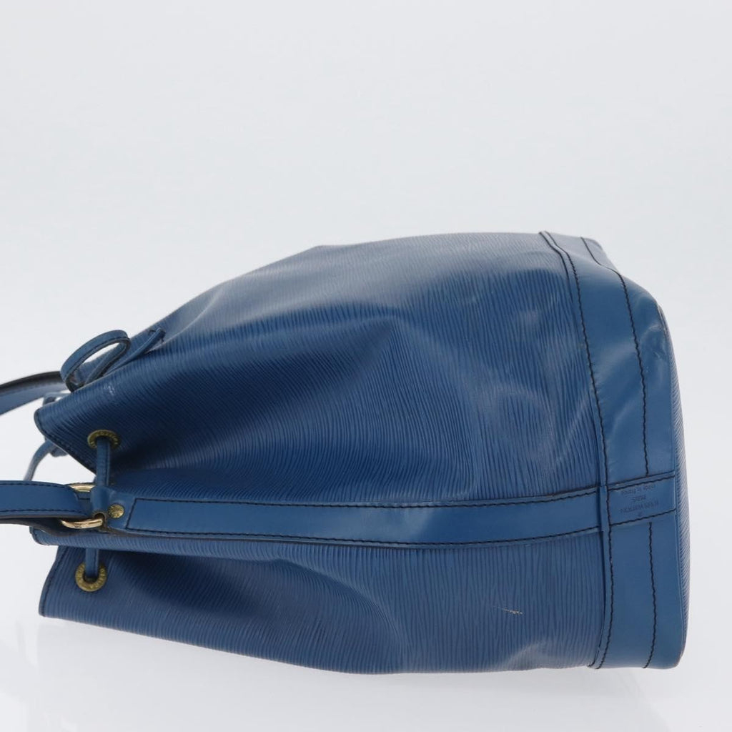 Louis Vuitton Petit Noe Nm Handbag Epi Leather Blue Leather Shoulder Bag Bag (Pre-Owned)