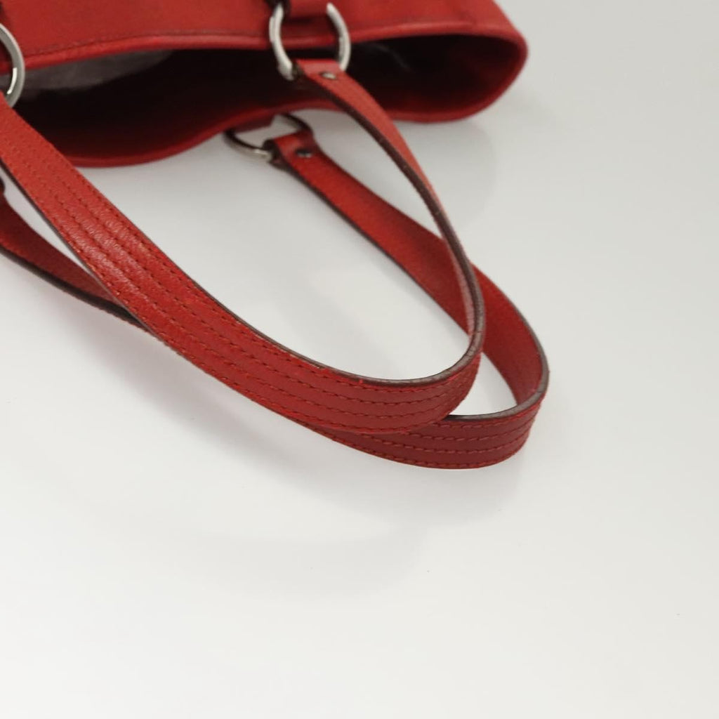 Gucci Vintage Open Tote Gg Canvas Red Canvas Tote Bag Bag (Pre-Owned)