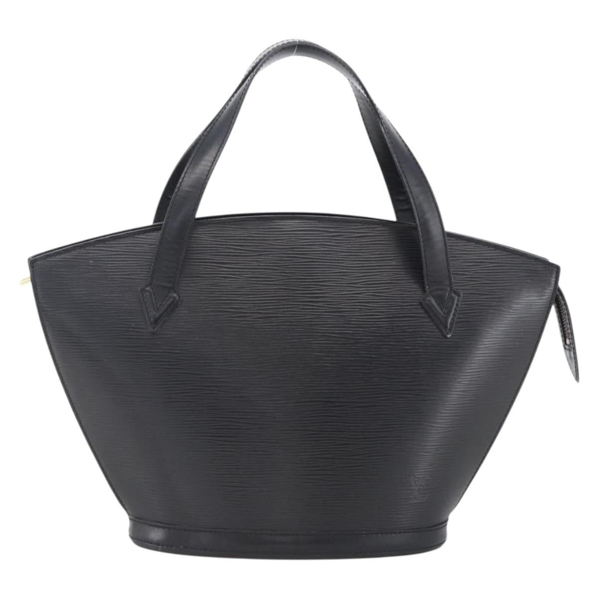 Louis Vuitton Saint Jacques Nm Handbag Epi Leather Black Leather Handbag (Pre-Owned)