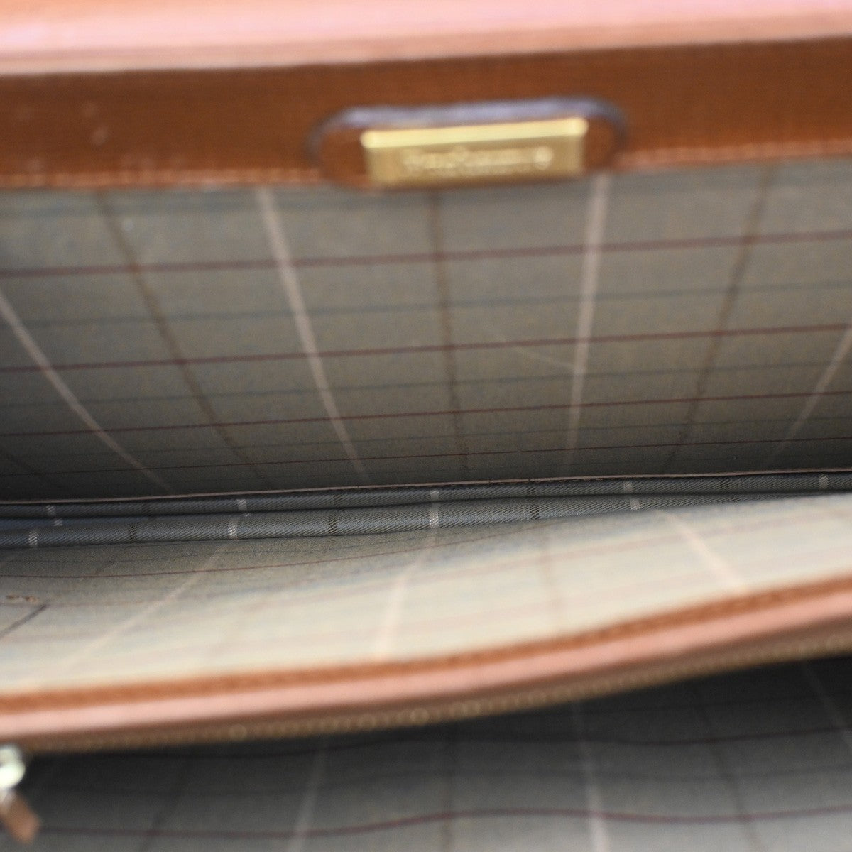 Burberry Dk88 Briefcase Bag Leather Brown Leather Briefcase Bag (Pre-Owned)
