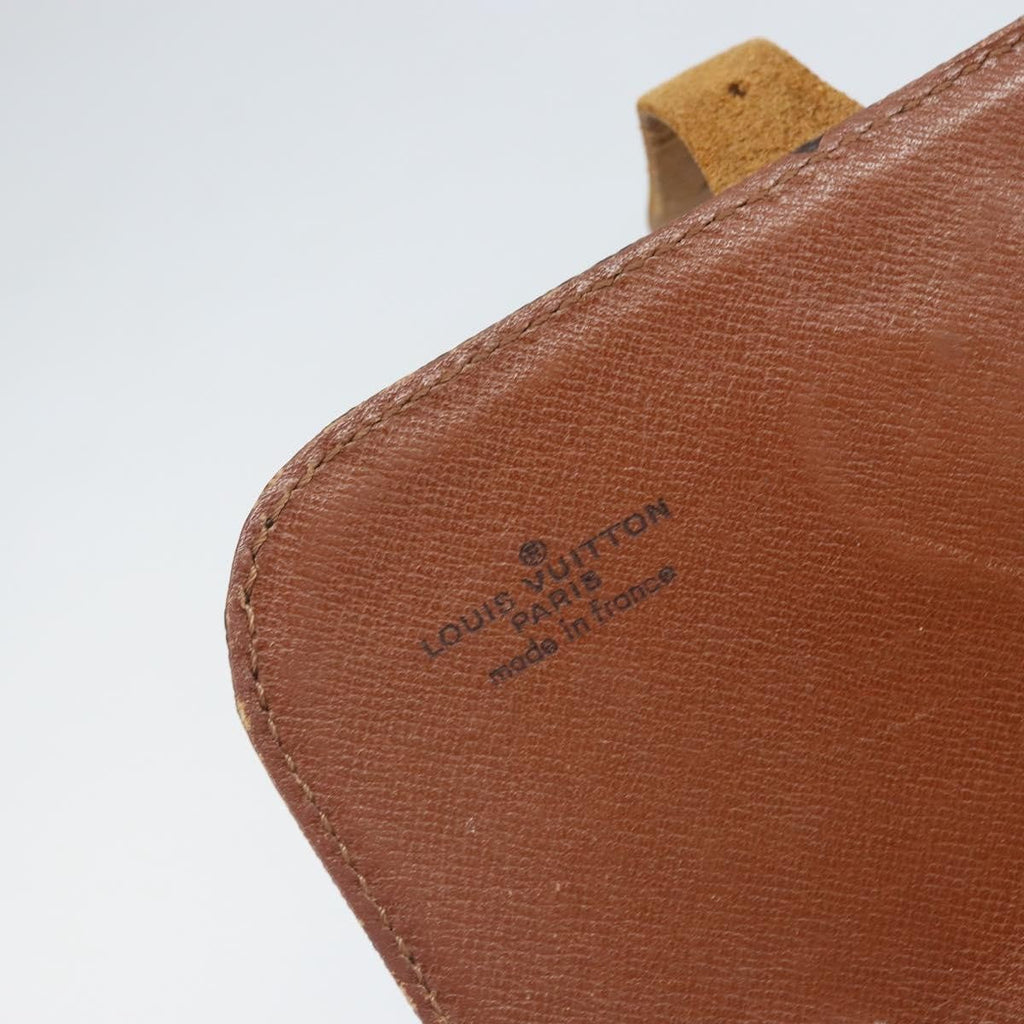 Louis Vuitton Cartouchiere Handbag Monogram Canvas Brown Canvas Shoulder Bag Bag (Pre-Owned)