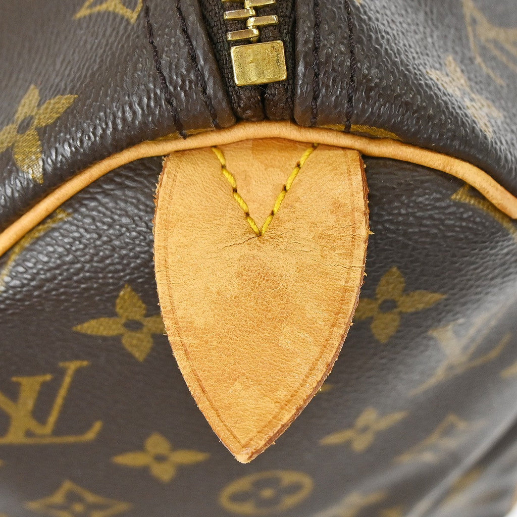 Louis Vuitton Keepall Bag Monogram Canvas Brown Canvas Travel Bag Bag (Pre-Owned)