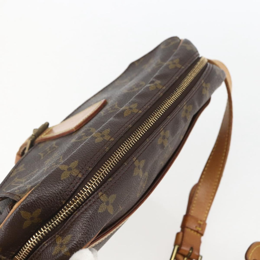 Louis Vuitton Jeune Fille Handbag Monogram Canvas Brown Canvas Shoulder Bag Bag (Pre-Owned)