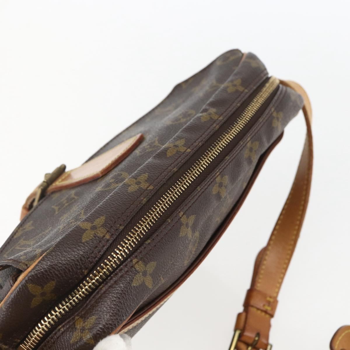 Louis Vuitton Jeune Fille Handbag Monogram Canvas Brown Canvas Shoulder Bag Bag (Pre-Owned)