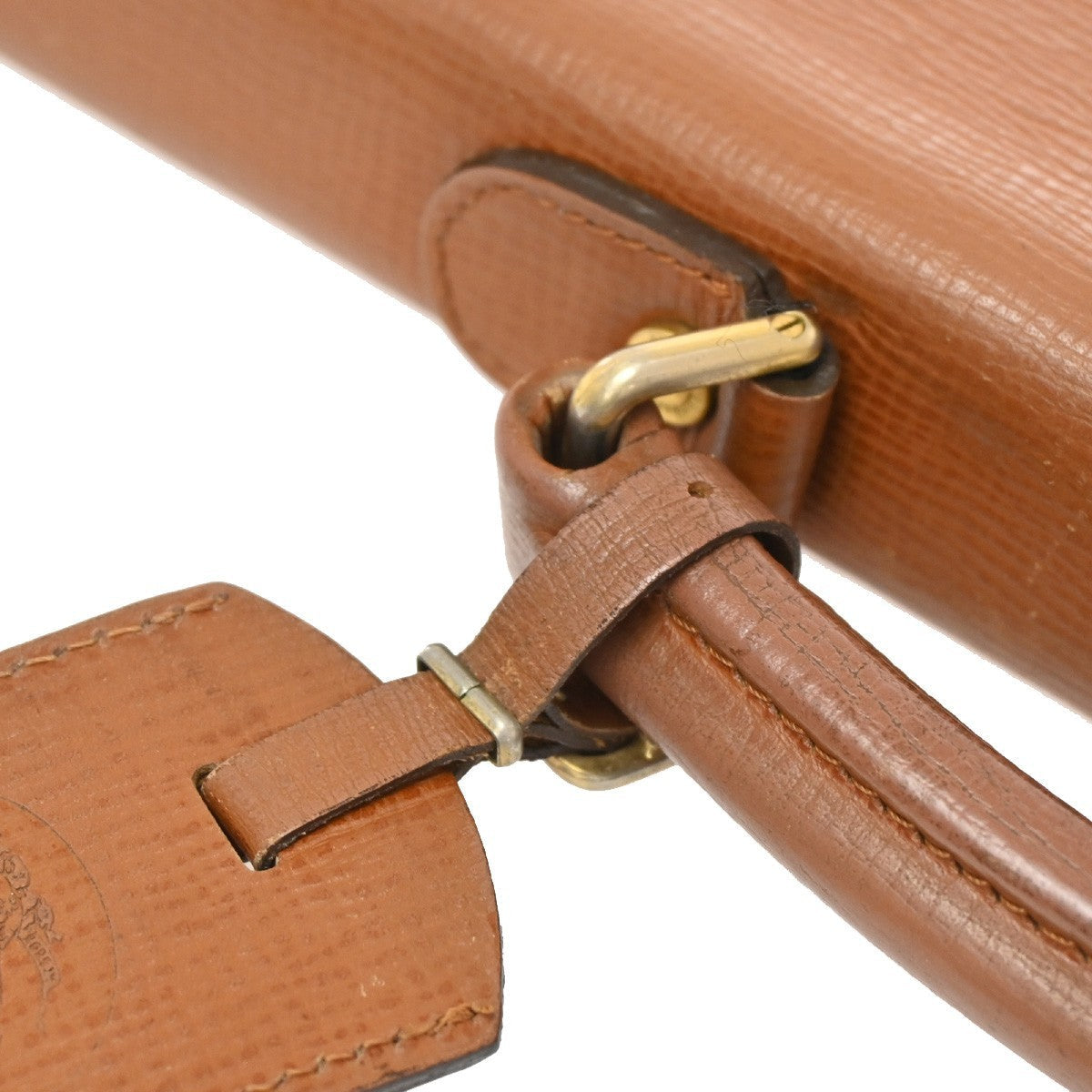 Burberry Dk88 Briefcase Bag Leather Brown Leather Briefcase Bag (Pre-Owned)