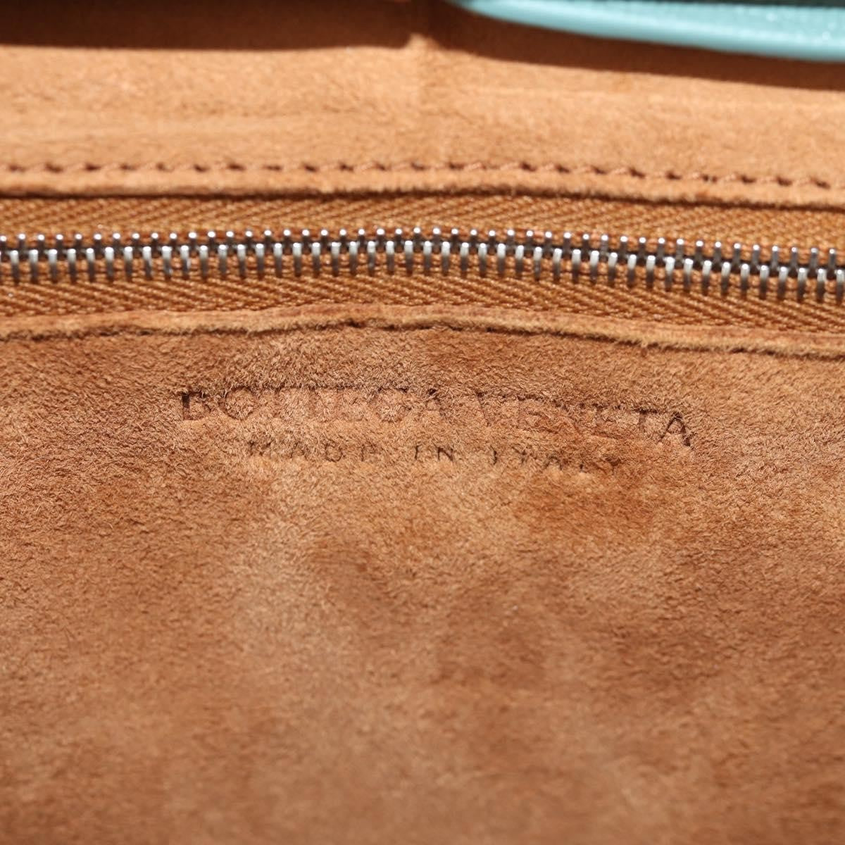 Bottega Veneta Arco Bag Maxi Intrecciato Leather Green Leather Handbag (Pre-Owned)