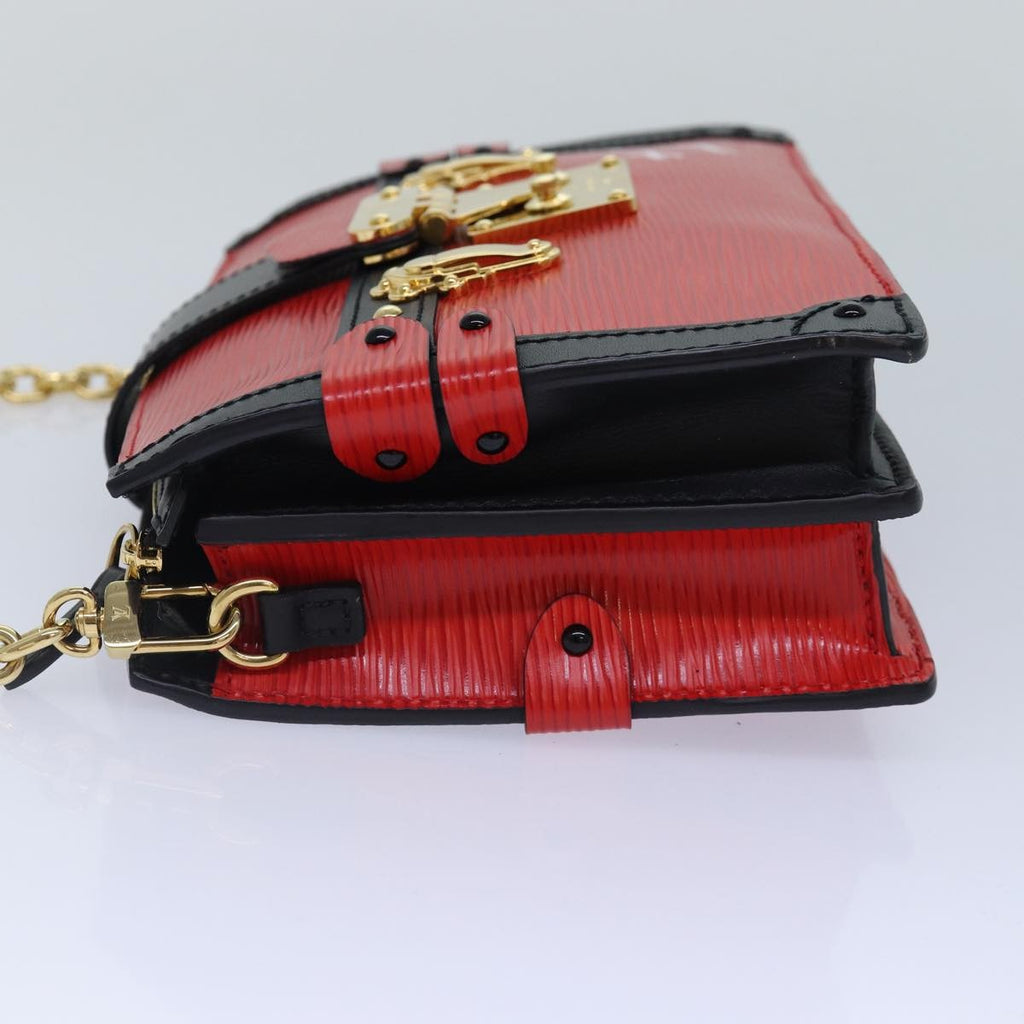 Louis Vuitton Trunk Clutch Epi Leather Red Leather Shoulder Bag Bag (Pre-Owned)