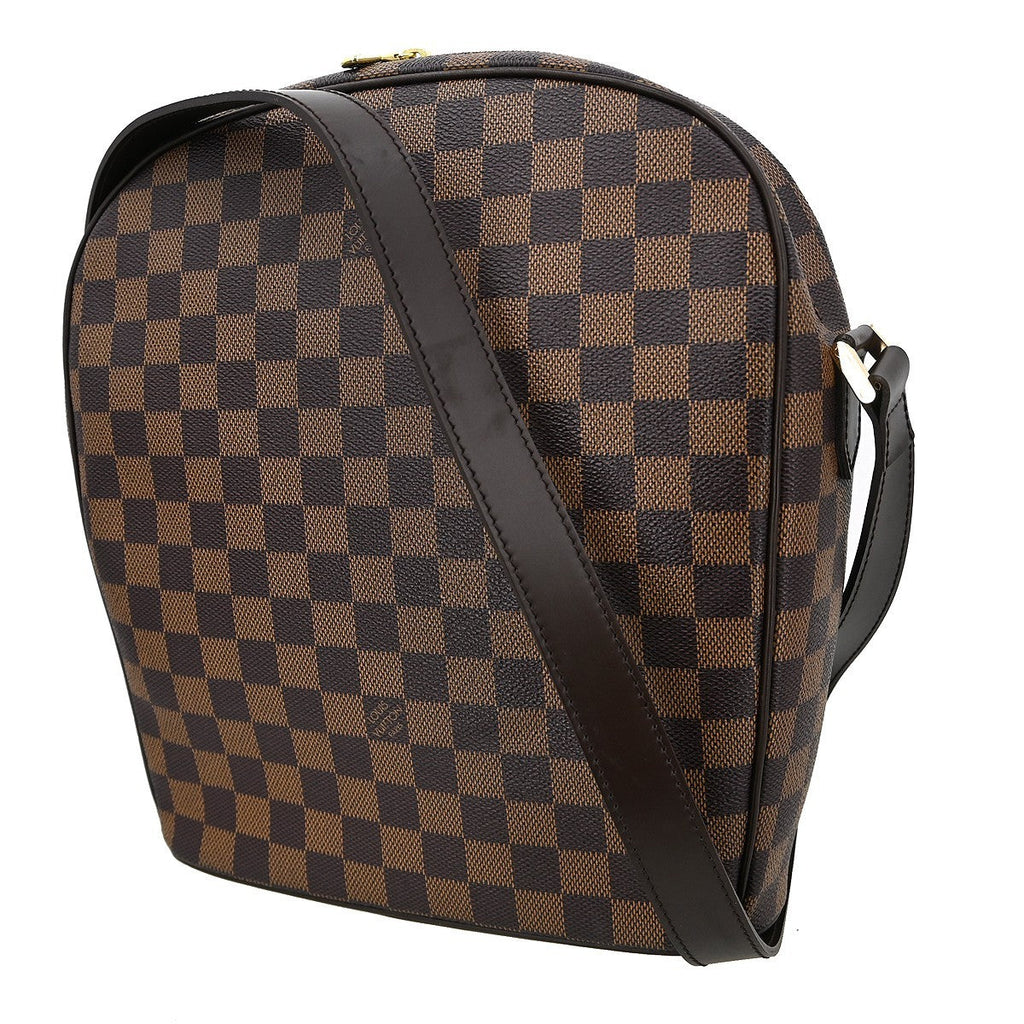 Louis Vuitton Ipanema Handbag Damier Brown Canvas Shoulder Bag Bag (Pre-Owned)
