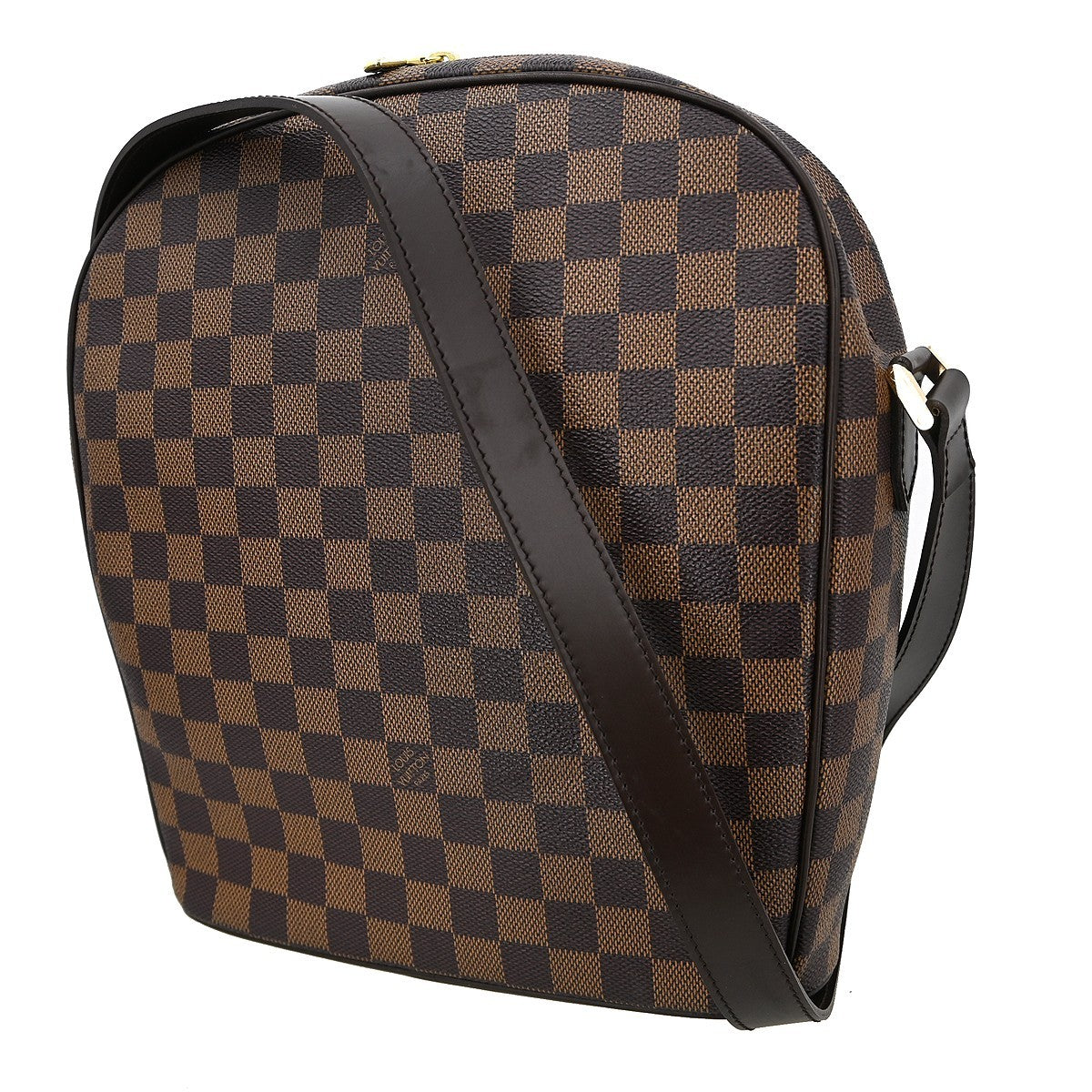 Louis Vuitton Ipanema Handbag Damier Brown Canvas Shoulder Bag Bag (Pre-Owned)